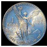 1982 1oz .999 Silver Mexican Onza