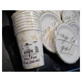 128 x 7" Paper Plates and 24 Cups...