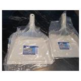 2 Quickie Bulldozer Steel Dust Pans...