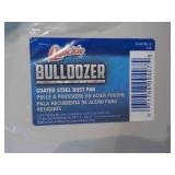 2 Quickie Bulldozer Steel Dust Pans...