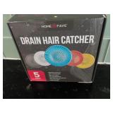 Home Fave 5 pack Drain Hair Catcher...