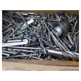 Box of Drill Bits and Misc...