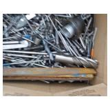 Box of Drill Bits and Misc...