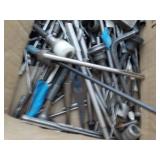 Box of Drill Bits and Misc...