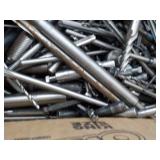 Box of Drill Bits and Misc...