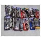 20 pair Readers with Cases- variety...