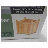 Wooden Cube Planter...