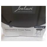Decorative Glass Table- slight dama...