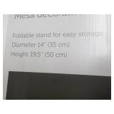 Decorative Glass Table- slight dama...