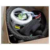 Large Box of Bike Accessories and T...