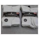 12 pair White Wear Proof Athletic S...