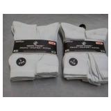 12 pair White Wear Proof Athletic S...