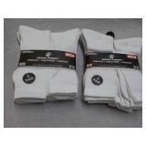 12 pair White Wear Proof Athletic S...