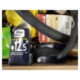 Large Box of Bike Accessories and T...