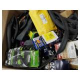 Large Box of Bike Accessories and T...