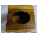 Square Wood Tissue Box...