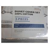 3 pc Duvet Cover Set Queen/King...