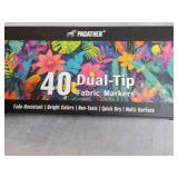 Pagather 40 Dual-Tip Fabric Markers...