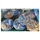 Royal Doulton Franklin Mint Wizard Plates with COA's