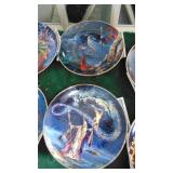 Royal Doulton Franklin Mint Wizard Plates with COA's