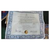 Royal Doulton Franklin Mint Wizard Plates with COA's