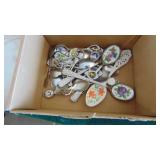 Dresser Mirrors, Teapots, Spoons and Misc Decor