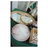 Dresser Mirrors, Teapots, Spoons and Misc Decor