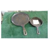Wagner Cast Iron Pan and Lodge Griddle