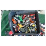 Case Filled with Hotwheels, Matchbox and other Cars