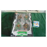 1987 Ninja Turtles Figures and Vintage Lego Set