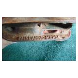 Vintage Tin Train and Cast Iron Fair Banks Morris Z Engine Toy