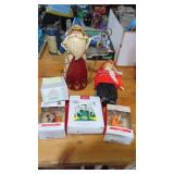 Hallmark Orns, Norwegian Doll and Jim Shore Santa