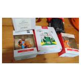 Hallmark Orns, Norwegian Doll and Jim Shore Santa