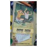 Comic Books and 1979 Calendar