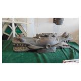 Vintage African Large Senofo Style Firespitter Mask