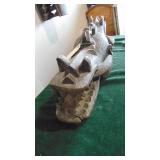 Vintage African Large Senofo Style Firespitter Mask