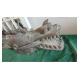 Vintage African Large Senofo Style Firespitter Mask