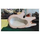 Large Mexican Decorated Tera Cotta Horse