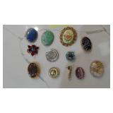 Assorted Pins and Misc Jewelry