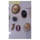 Assorted Pins and Misc Jewelry