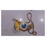 Pocket Watch and National Rifle Assn of America Tie Clip