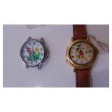Mickey Mouse and Mario Brothers Watches
