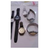 6-Mens Watches Timex, Eddie Bauer, Wrangler, Casio