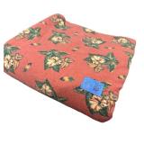 High Quality Fabric - 3 Large Pieces - Corals & Greens