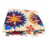 Starburst Quilted Pattern Fabric