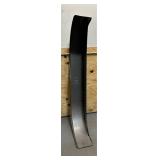 Tow Zone Tandem Round Steel Fender with Teardrop - fits Tandem 14in. Tires, 66in.L x 9in.W x 19in.H