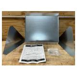 Canarm Galvanized Intake Exhaust Hood   No Screen, Model# GH-XF16-M #6739658 Msrp $71.99
