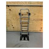 2-in-1 Aluminum Folding Hand Truck 400 lbs. Capacity heavy-duty Industrial Collapsible cart with Rubber Wheels