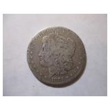 1881 MORGAN SILVER DOLLAR COIN