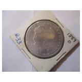 1889-O MORGAN SILVER DOLLAR COIN